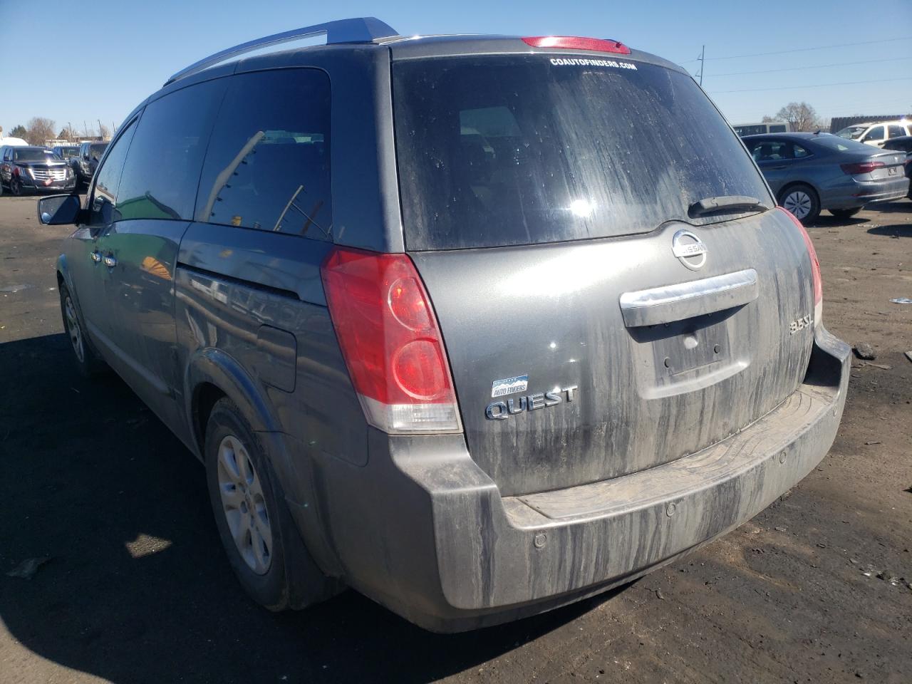 Photo 3 from auction – 2008 NISSAN QUEST S with VIN 5N1BV28U58N106547