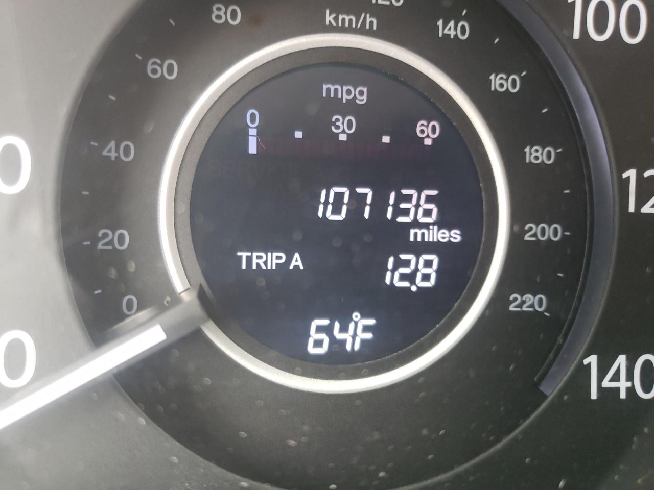 Photo 8 from auction – 2015 HONDA CR-V LX with VIN 5J6RM3H35FL015333