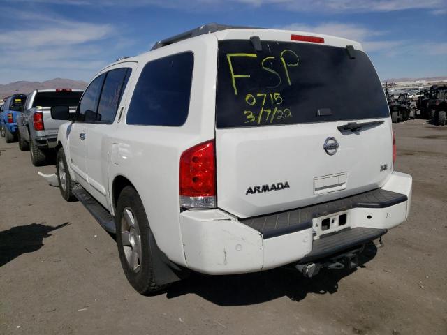 Photo 3 from auction – 2005 NISSAN ARMADA SE with VIN 5N1AA08A65N726997