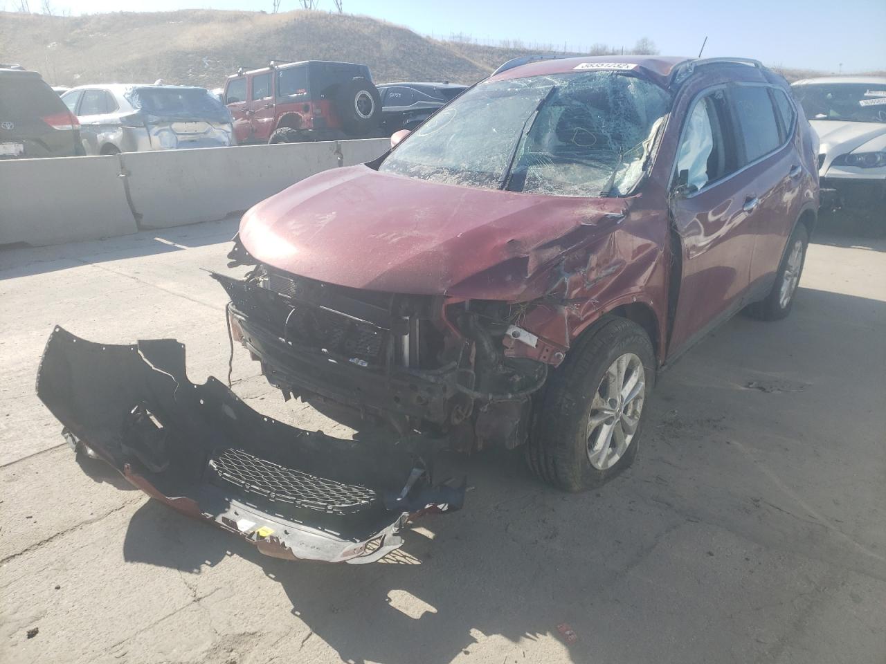 Photo 2 from auction – 2016 NISSAN ROGUE S with VIN KNMAT2MV6GP647694