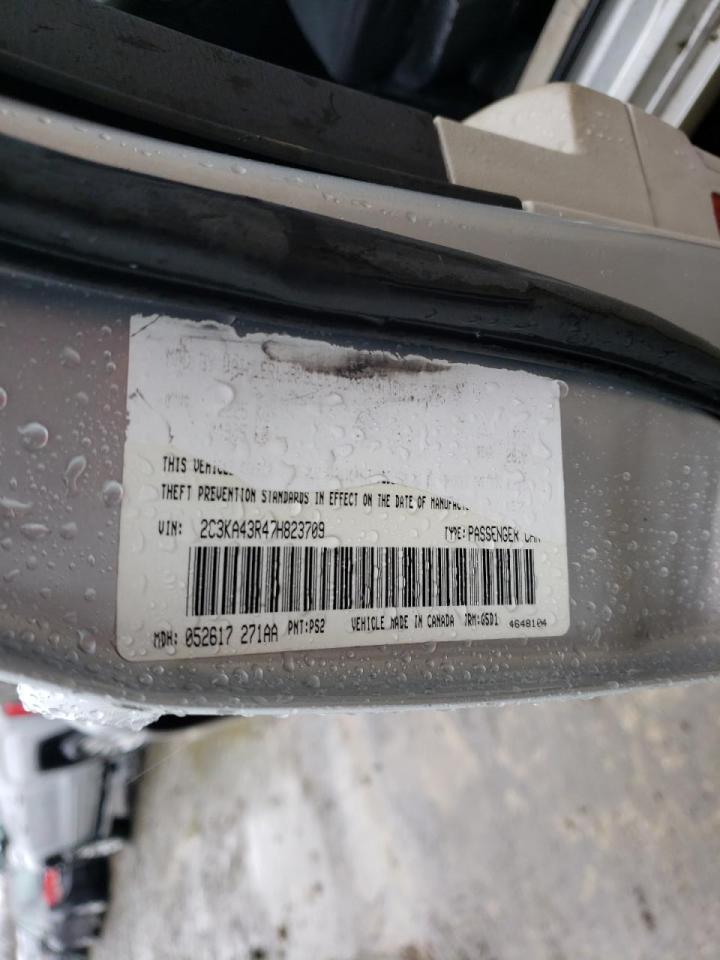 Photo 10 from auction – 2007 CHRYSLER 300 with VIN 2C3KA43R47H823709