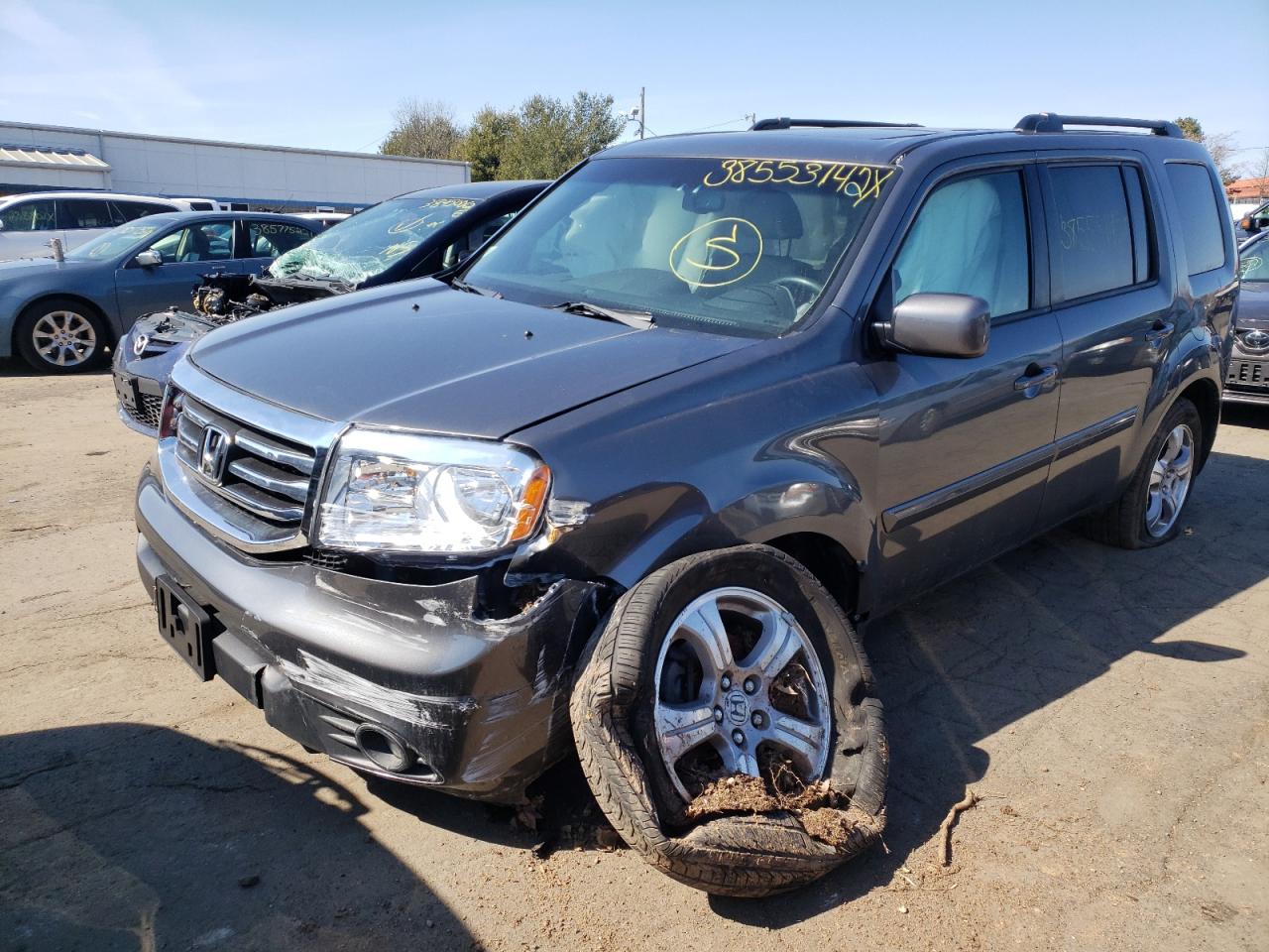 Photo 2 from auction – 2012 HONDA PILOT EXL with VIN 5FNYF4H59CB002120