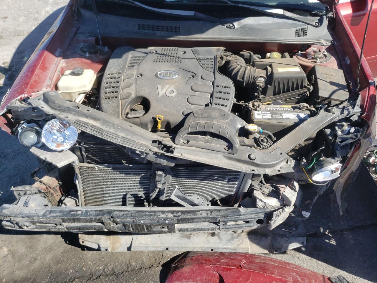 Photo 7 from auction – 2007 KIA OPTIMA LX with VIN KNAGE124475094951