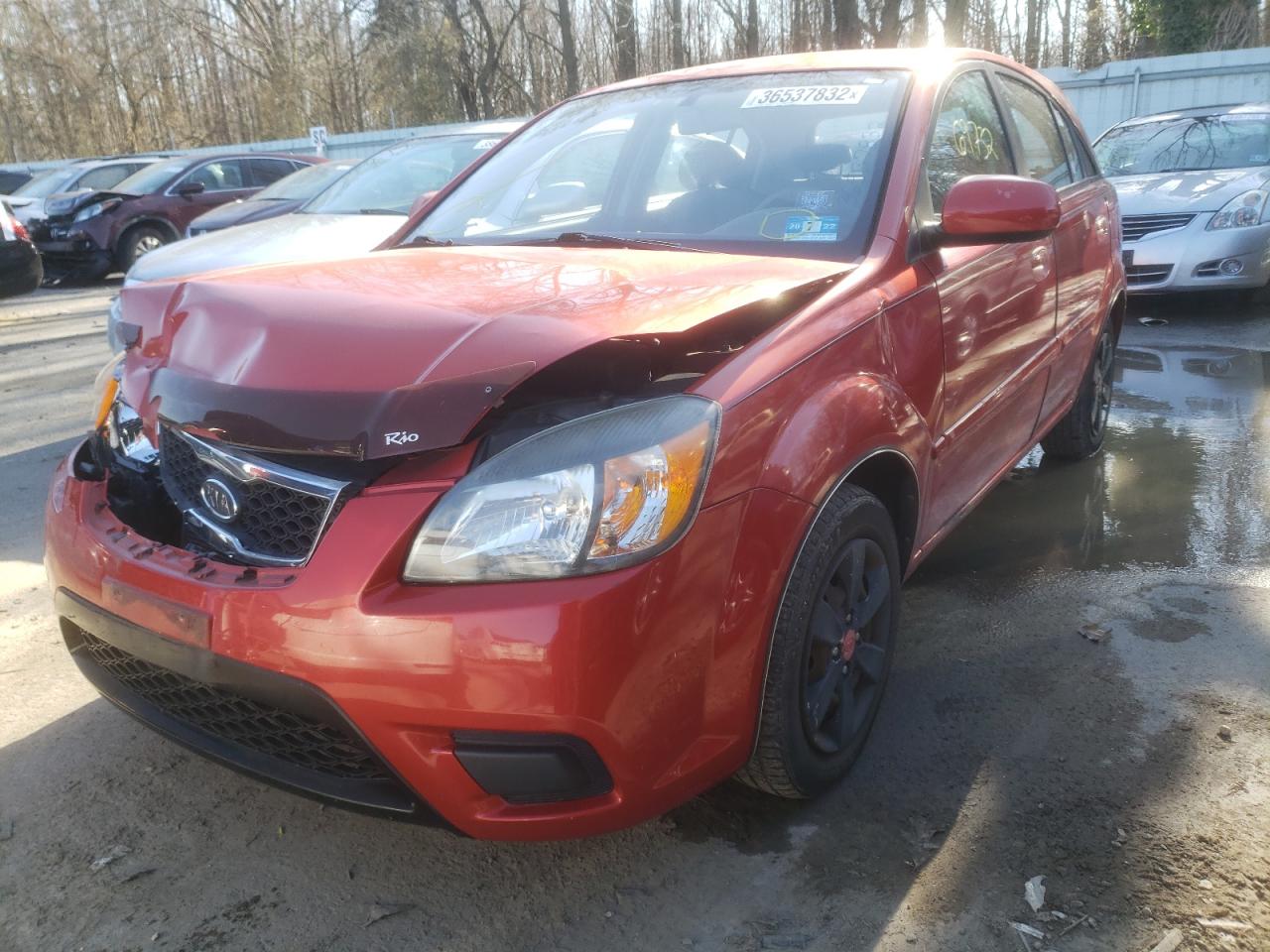 Photo 2 from auction – 2010 KIA RIO LX with VIN KNADH5A34A6647920