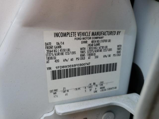 Photo 10 from auction – 2015 FORD F350 SUPER with VIN 1FD8W3E65FEB00747