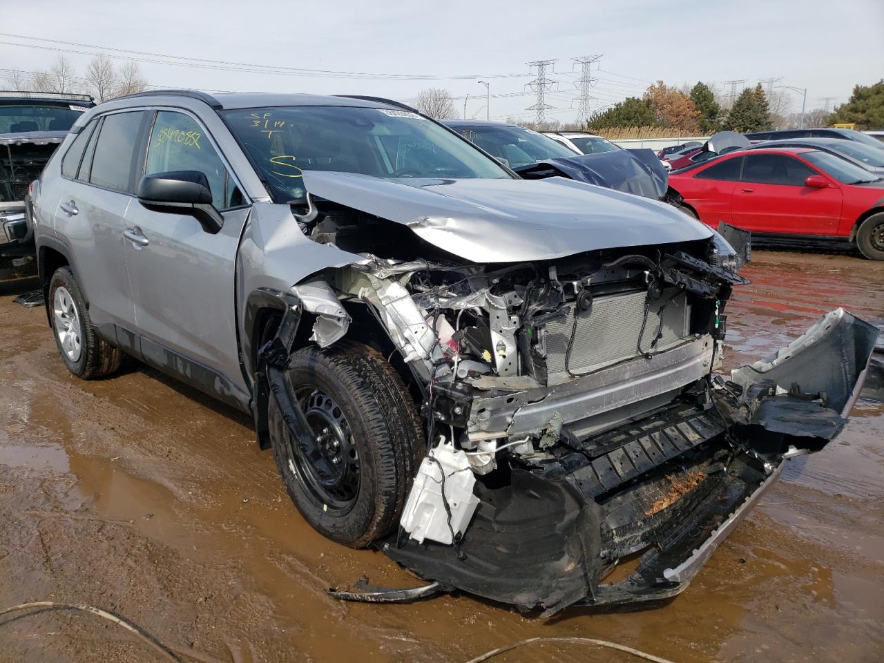 TOYOTA RAV4 LE 2020 with VIN 2T3F1RFV7LC085466 - Photo from auction
