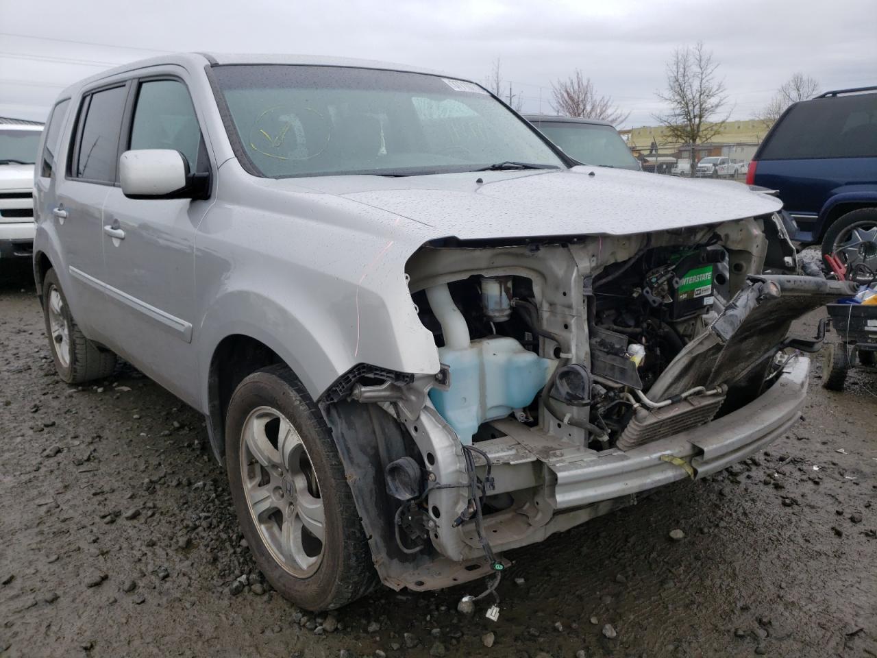 HONDA PILOT EXL 2012 with VIN 5FNYF4H64CB045885 - Photo from auction