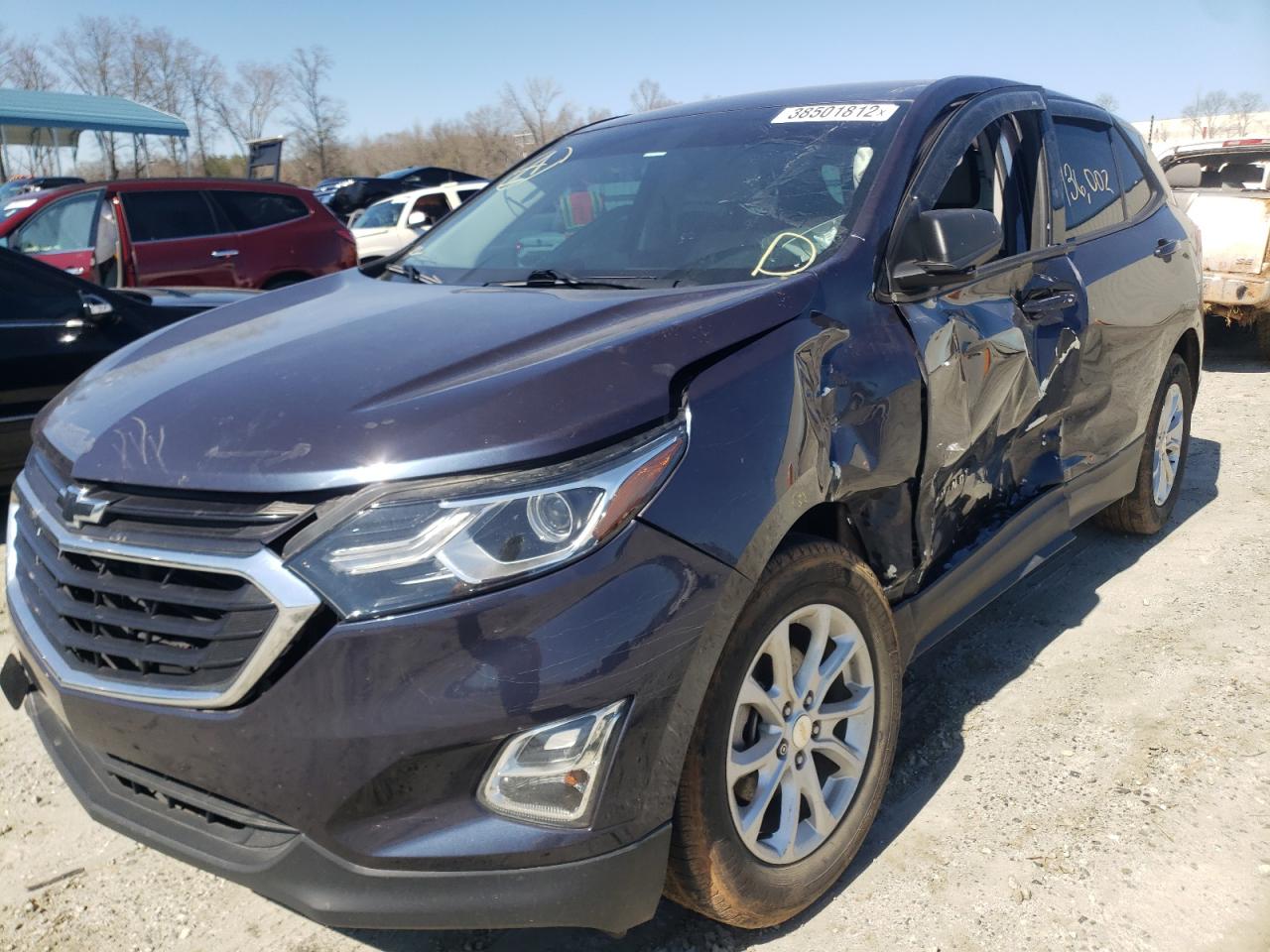 Photo 2 from auction – 2018 CHEVROLET EQUINOX LS with VIN 3GNAXHEV7JS527585