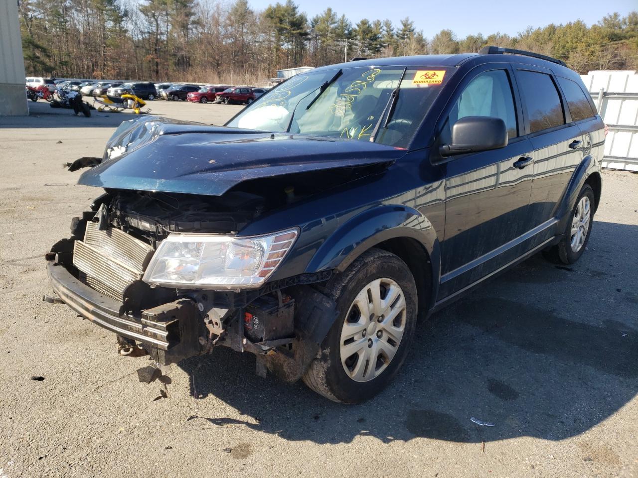 Photo 2 from auction – 2014 DODGE JOURNEY SE with VIN 3C4PDDAG0ET206287