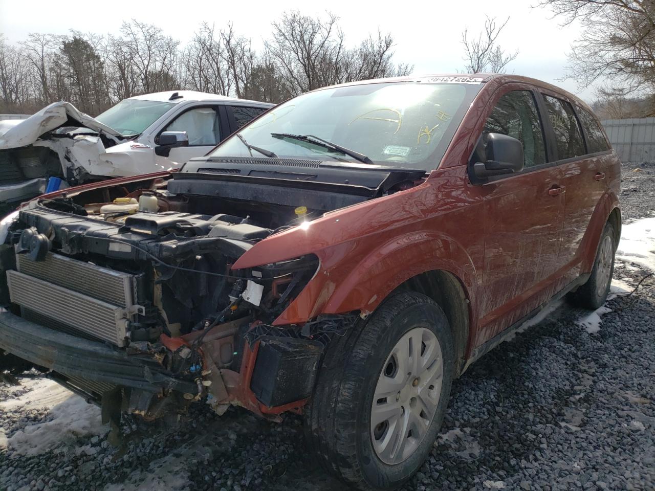 Photo 2 from auction – 2014 DODGE JOURNEY SE with VIN 3C4PDCAB9ET209817
