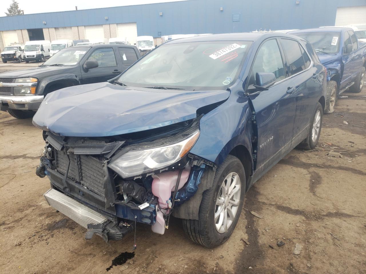 Photo 2 from auction – 2020 CHEVROLET EQUINOX LT with VIN 3GNAXJEV1LL290791