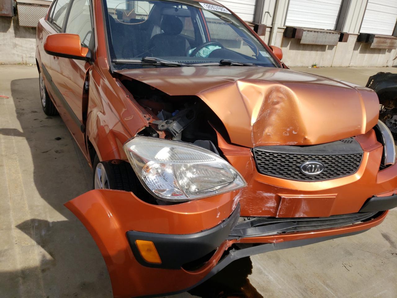 Photo 9 from auction – 2009 KIA RIO BASE with VIN KNADE223396533697