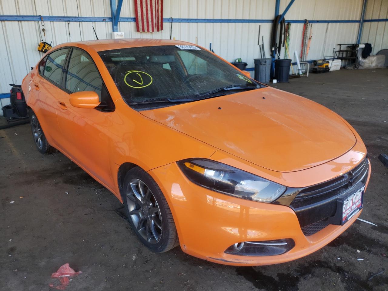 DODGE DART SXT 2014 with VIN 1C3CDFBB5ED865764 - Photo from auction