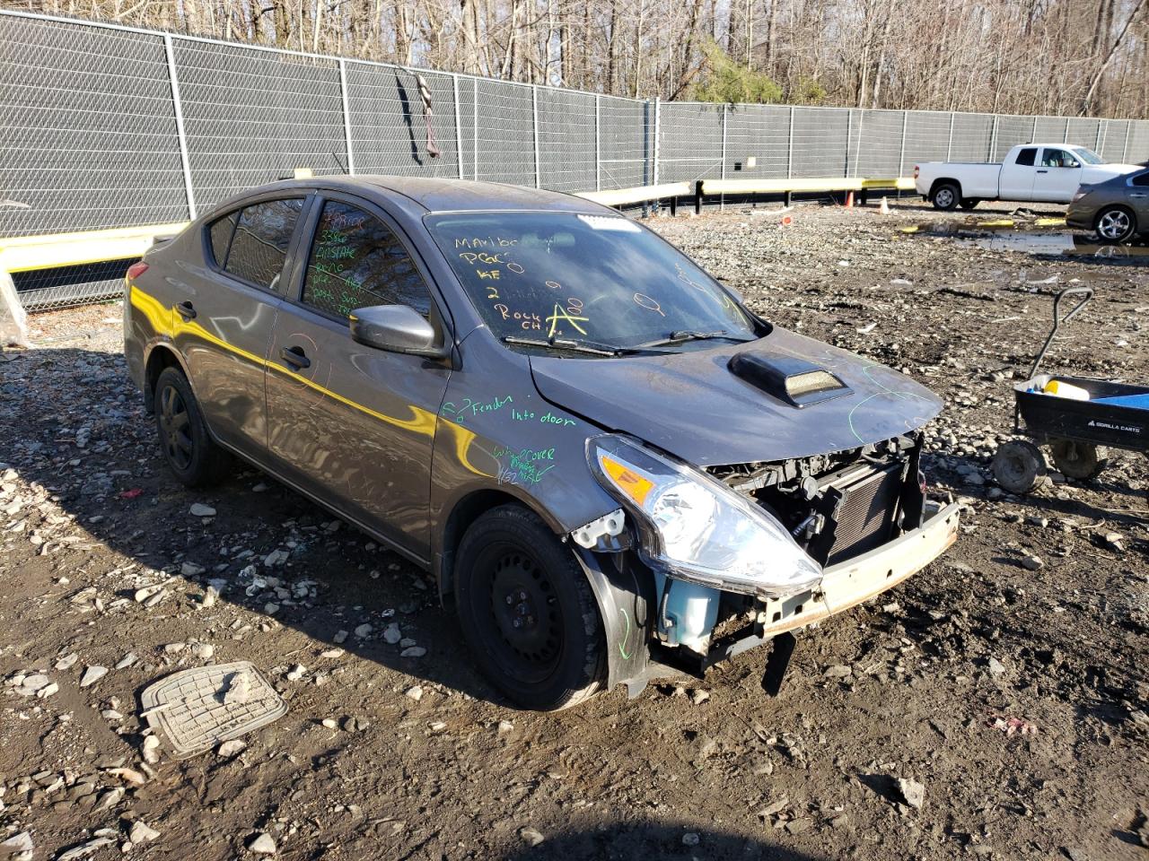 NISSAN VERSA S 2016 with VIN 3N1CN7AP6GL844997 - Photo from auction