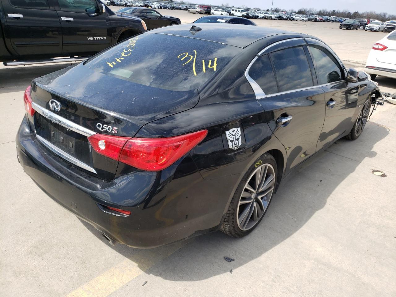 Photo 4 from auction – 2015 INFINITI Q50 BASE with VIN JN1BV7AP5FM357788