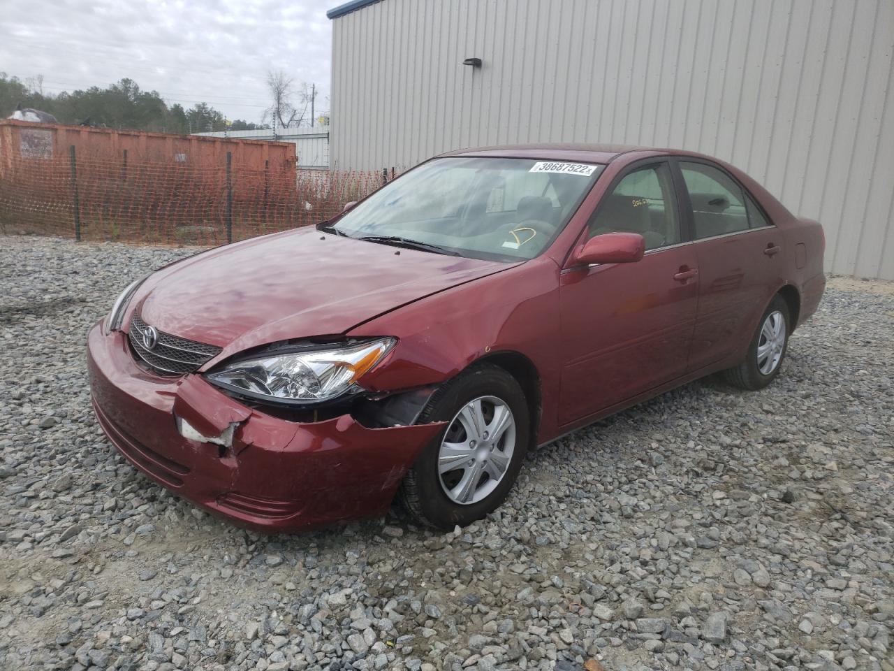 Photo 2 from auction – 2002 TOYOTA CAMRY LE with VIN 4T1BE32K72U003866
