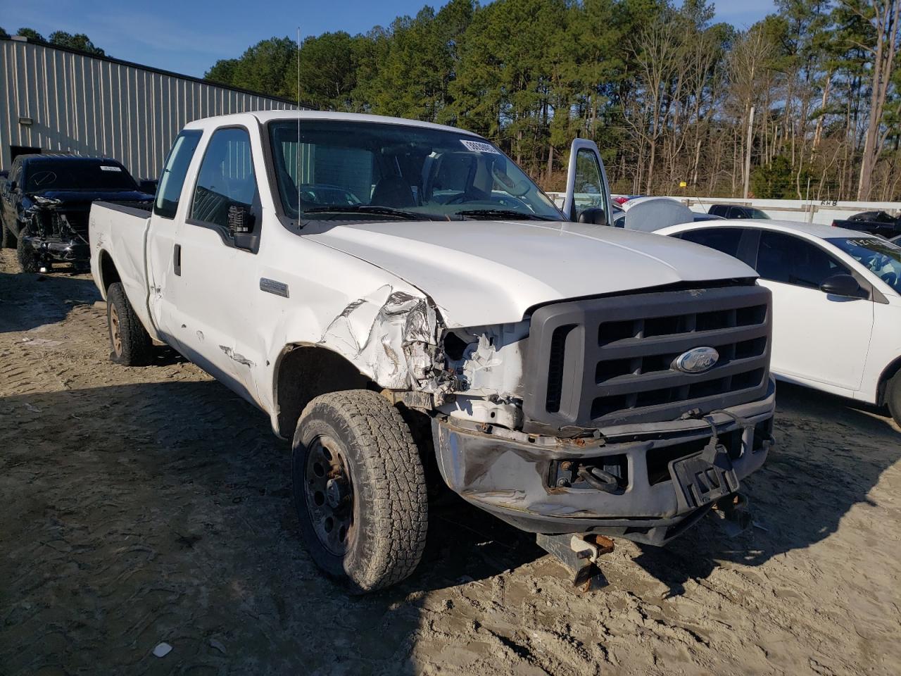 FORD F250 SUPER 2005 with VIN 1FTSX21565EA89576 - Photo from auction