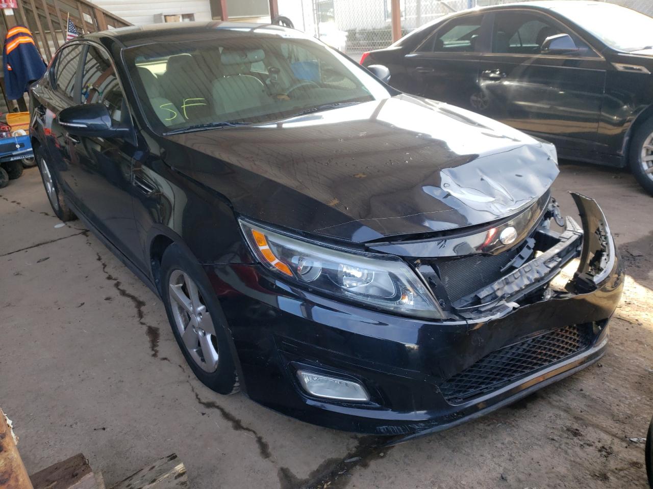 KIA OPTIMA LX 2014 with VIN 5XXGM4A7XEG291926 - Photo from auction