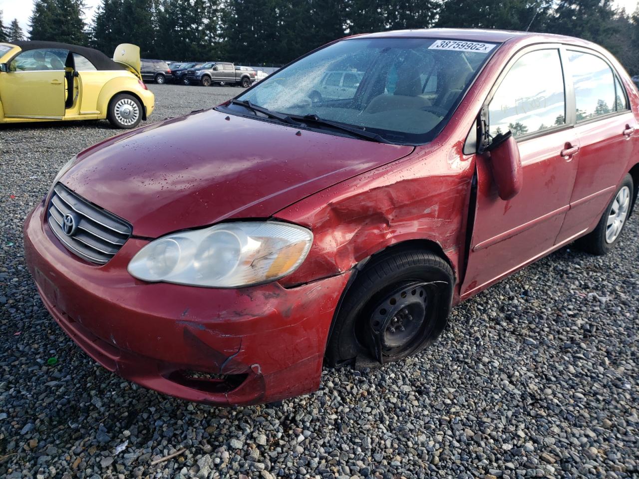 Photo 9 from auction – 2004 TOYOTA COROLLA CE with VIN 2T1BR32EX4C260135