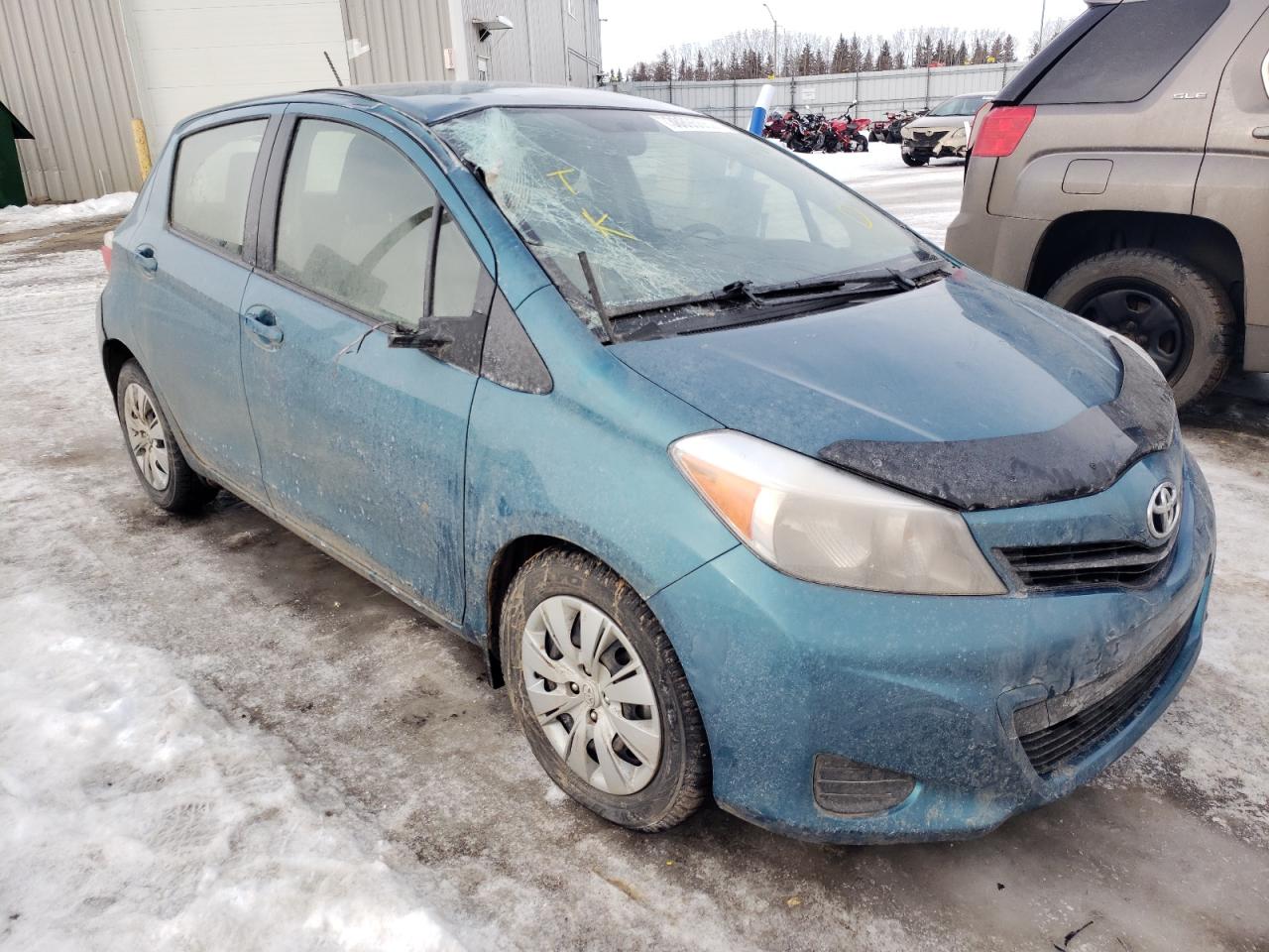 TOYOTA YARIS 2013 with VIN JTDKTUD35DD569436 - Photo from auction