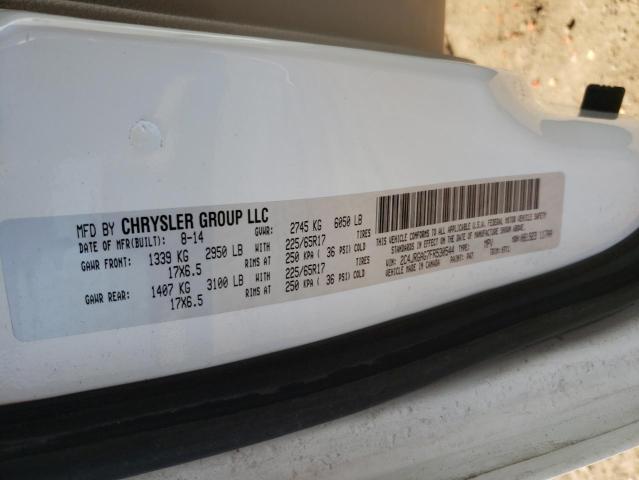 Photo 10 from auction – 2015 DODGE VAN with VIN 2C4JRGAG7FR530544