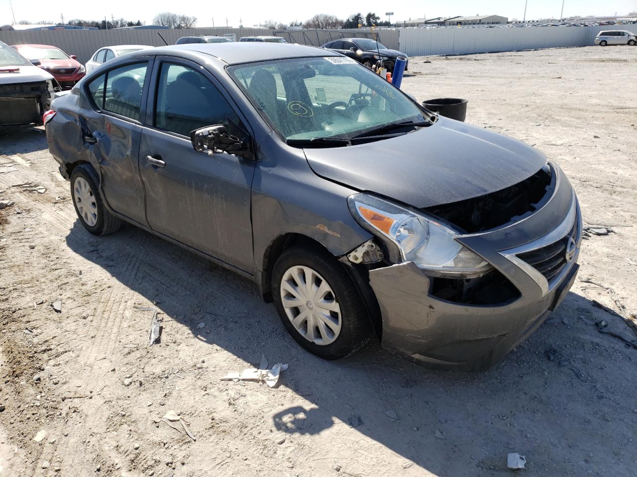 NISSAN VERSA S 2017 with VIN 3N1CN7AP7HL848543 - Photo from auction