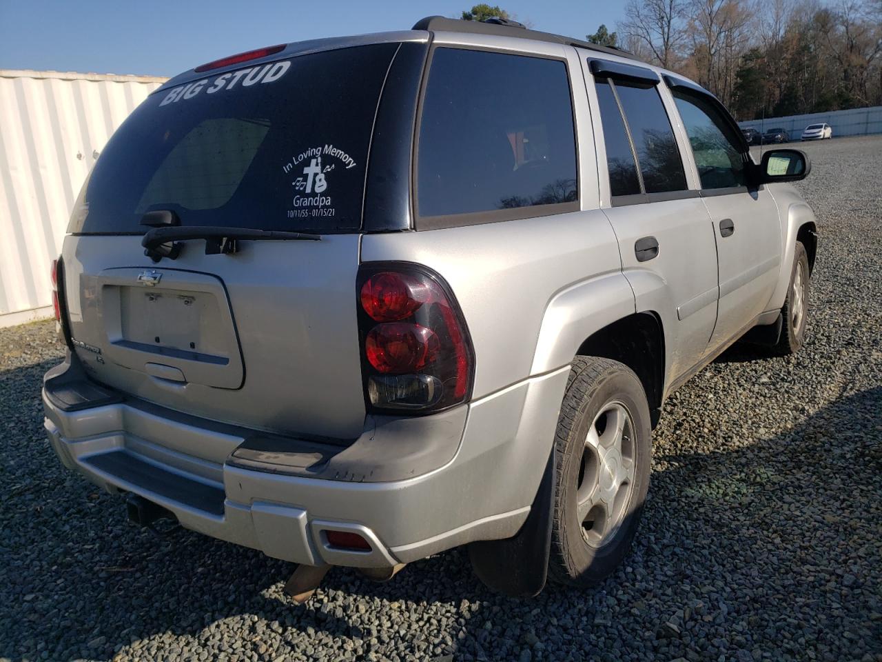 Photo 4 from auction – 2008 CHEVROLET TRAILBLAZE with VIN 1GNDT13S582254984