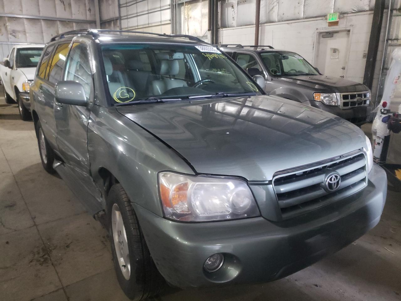 TOYOTA HIGHLANDER 2007 with VIN JTEEP21AX70227142 - Photo from auction