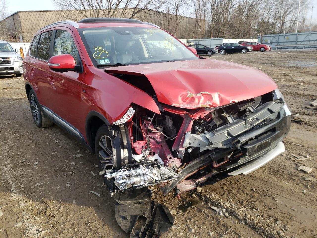 MITSUBISHI OUTLANDER 2017 with VIN JA4JZ4AXXHZ055733 - Photo from auction