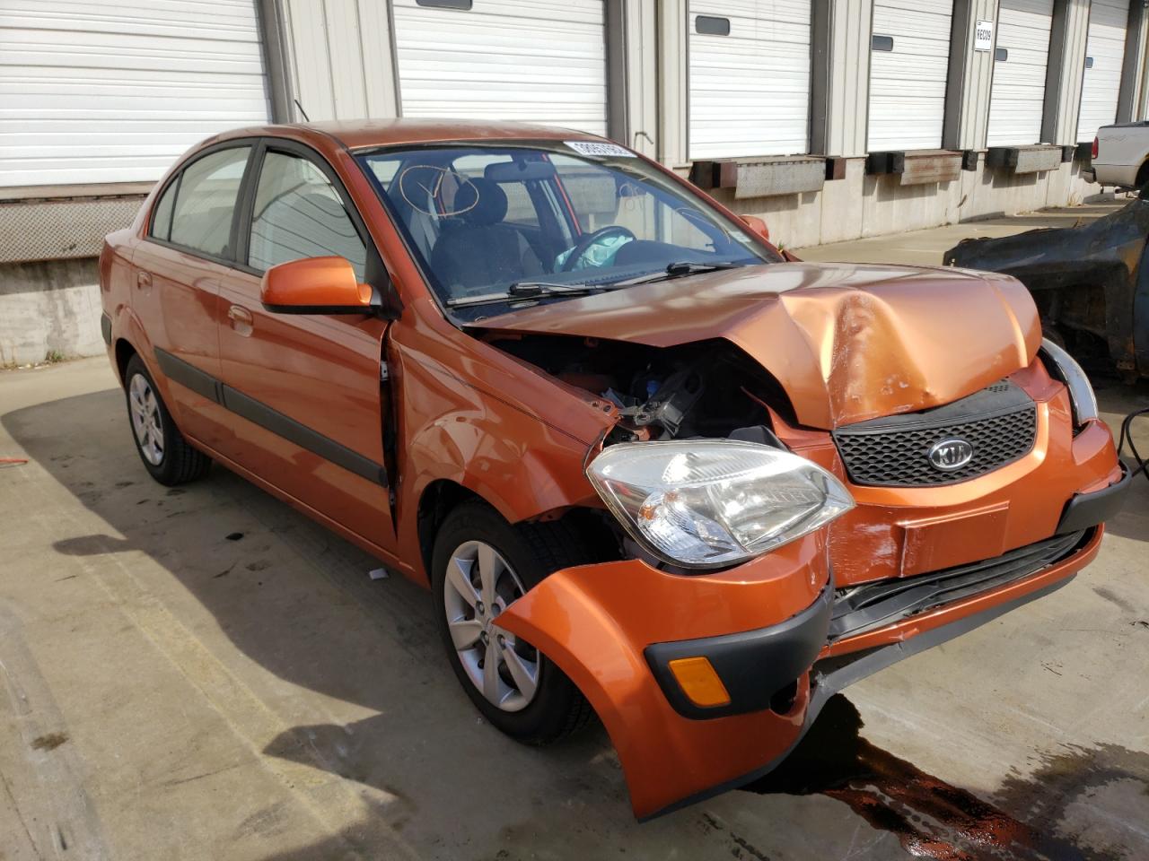 KIA RIO BASE 2009 with VIN KNADE223396533697 - Photo from auction