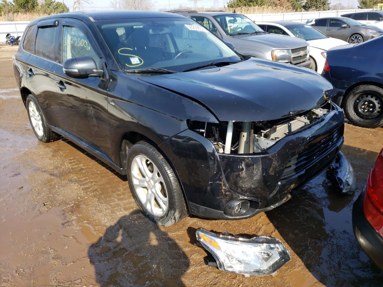 MITSUBISHI OUTLANDER 2014 with VIN JA4JZ4AX8EZ014027 - Photo from auction