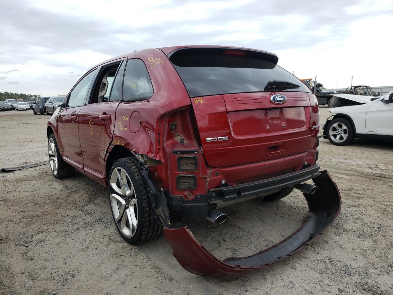 Photo 3 from auction – 2013 FORD EDGE SPORT with VIN 2FMDK3AK1DBC97129