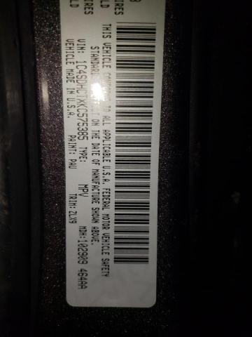 Photo 10 from auction – 2019 DODGE DURANGO R/ with VIN 1C4SDHCTXKC575385