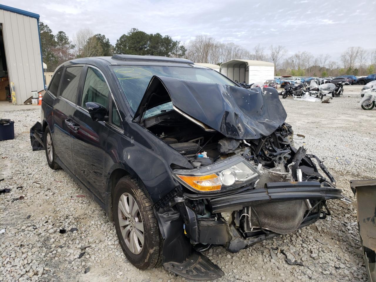 Photo 1 from auction – 2015 HONDA ODYSSEY EX with VIN 5FNRL5H69FB008659
