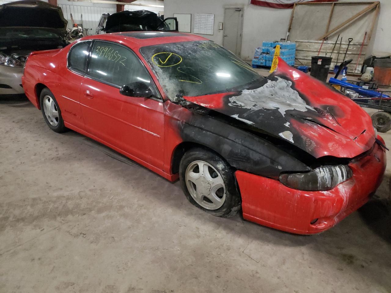 CHEVROLET MONTE CARL 2000 with VIN 2G1WX12K6Y9316104 - Photo from auction