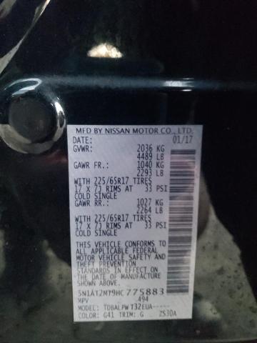 Photo 10 from auction – 2017 NISSAN ROGUE S with VIN 5N1AT2MT9HC775883