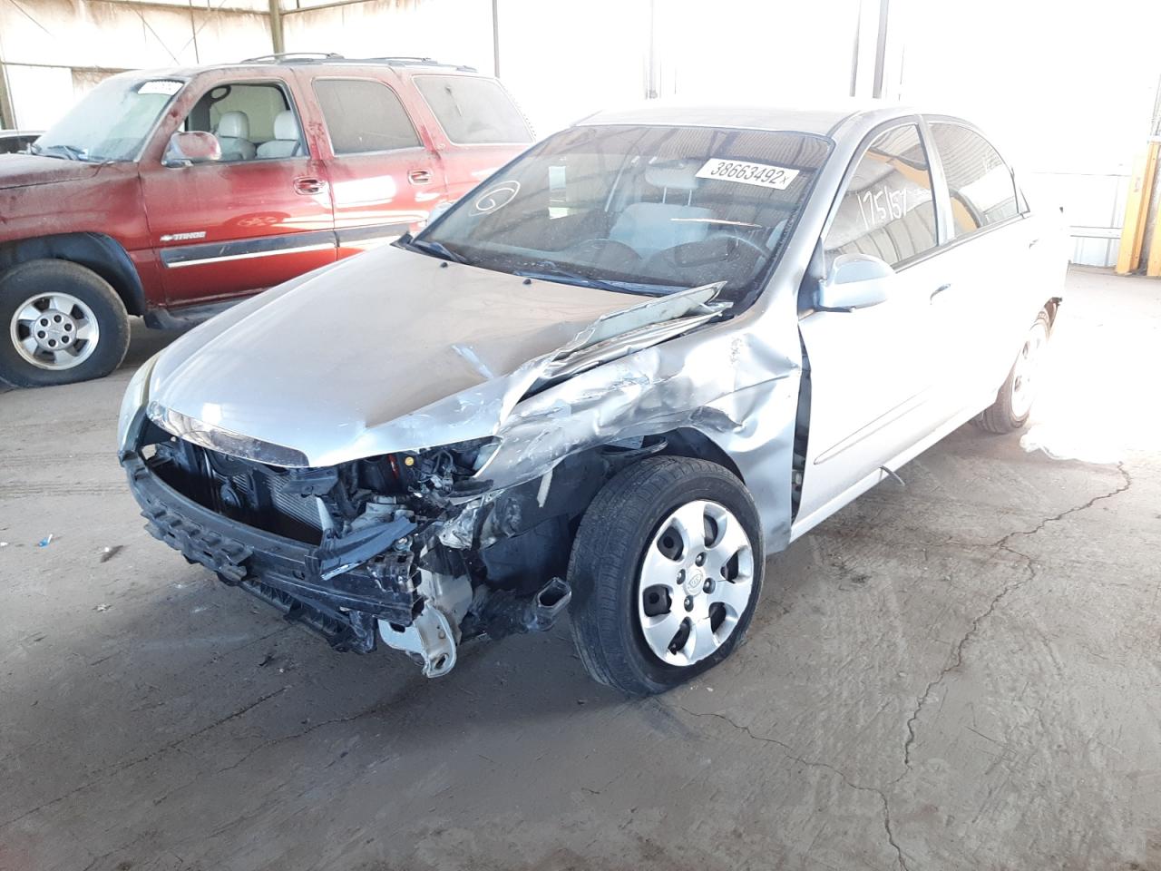 Photo 9 from auction – 2009 KIA SPECTRA EX with VIN KNAFE221695620989