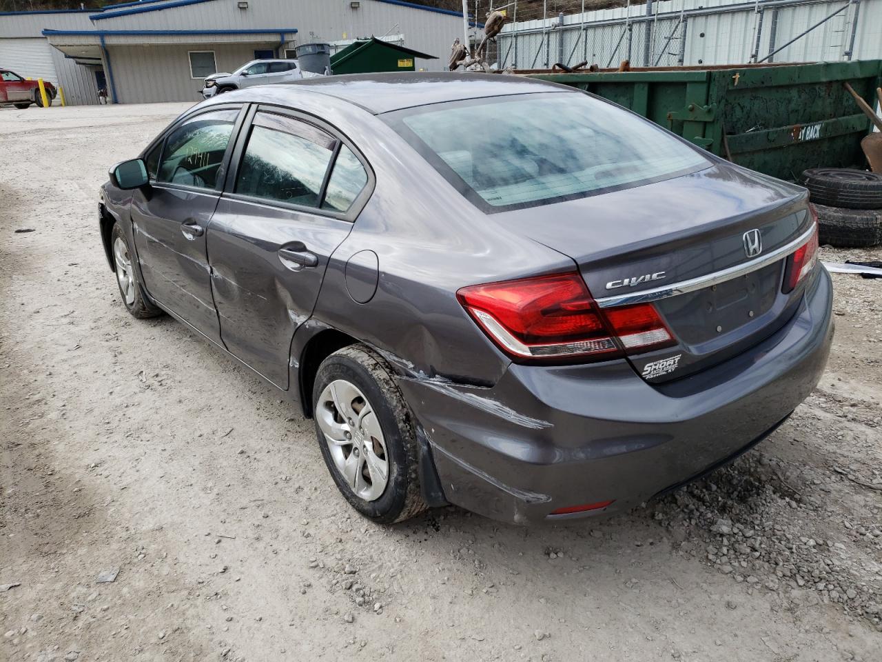 Photo 3 from auction – 2014 HONDA CIVIC LX with VIN 19XFB2F50EE009167
