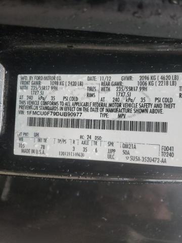 Photo 10 from auction – 2013 FORD ESCAPE S with VIN 1FMCU0F79DUB90977