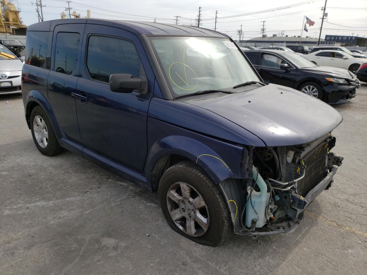 HONDA ELEMENT SC 2008 with VIN 5J6YH18938L000535 - Photo from auction