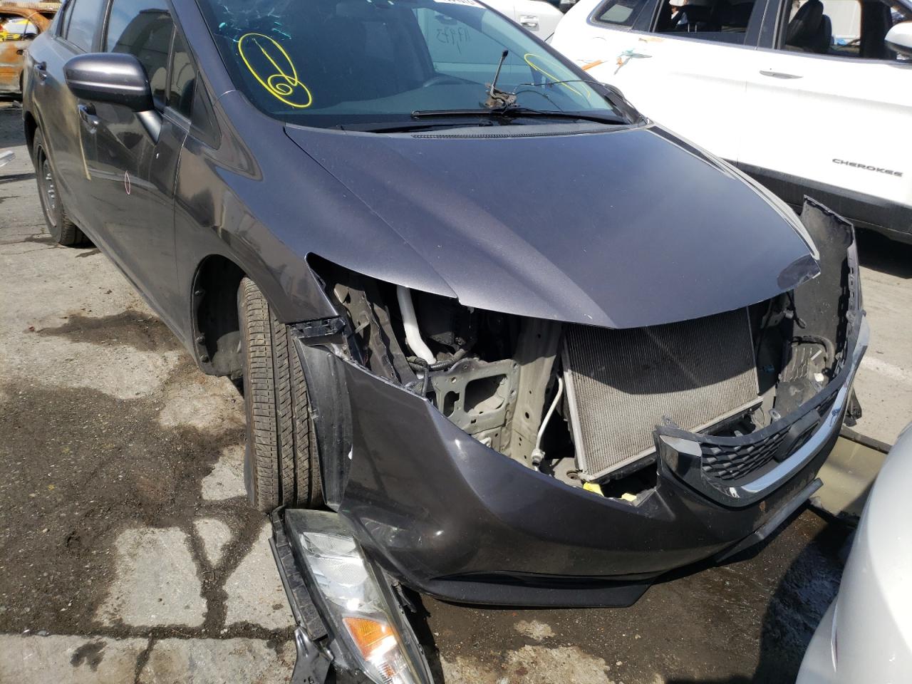 Photo 9 from auction – 2014 HONDA CIVIC LX with VIN 19XFB2F55EE217156