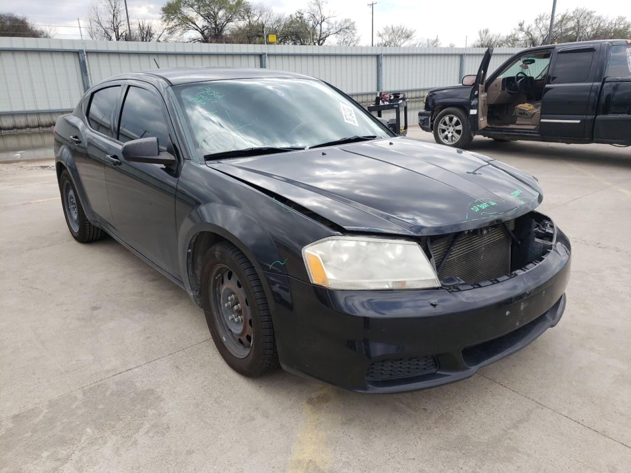 DODGE AVENGER SE 2013 with VIN 1C3CDZAB9DN548226 - Photo from auction