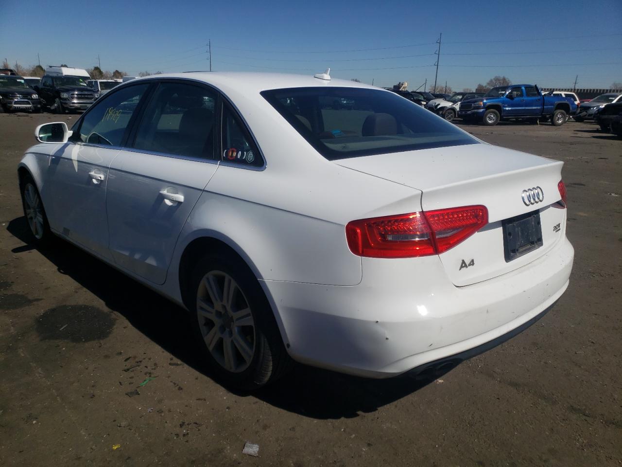 Photo 3 from auction – 2013 AUDI A4 PREMIUM with VIN WAUFFAFL3DN013816