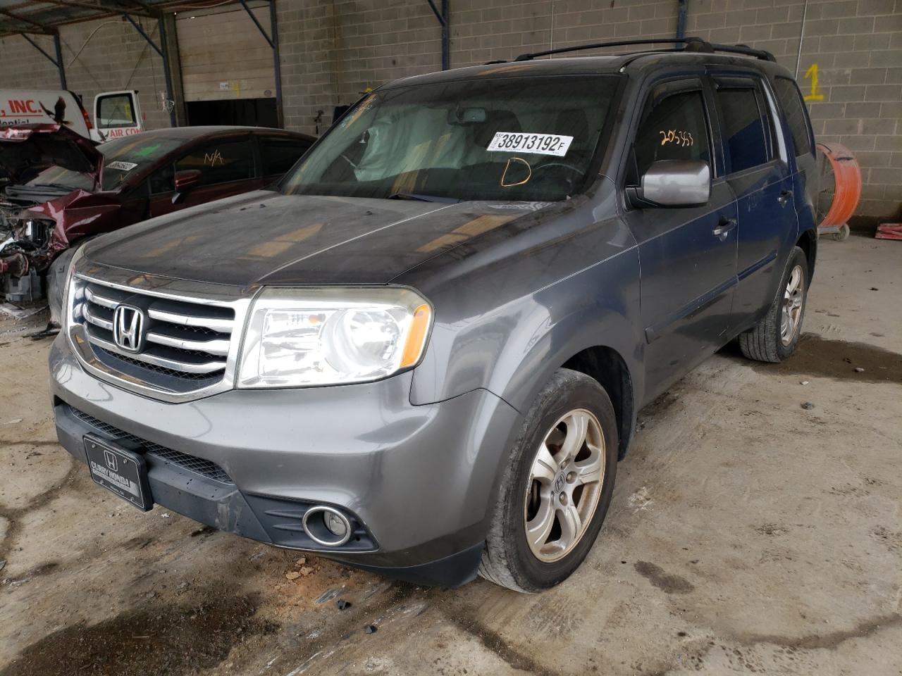 Photo 2 from auction – 2012 HONDA PILOT EXLN with VIN 5FNYF3H77CB008834