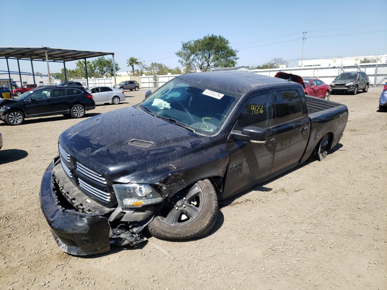 Photo 2 from auction – 2016 RAM 1500 SPORT with VIN 1C6RR6MT8GS159696