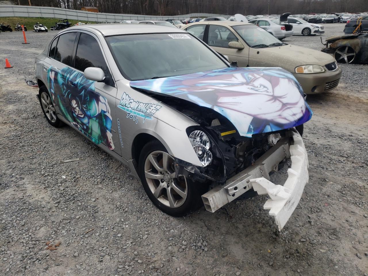 INFINITI G35 2005 with VIN JNKCV51E95M214117 - Photo from auction