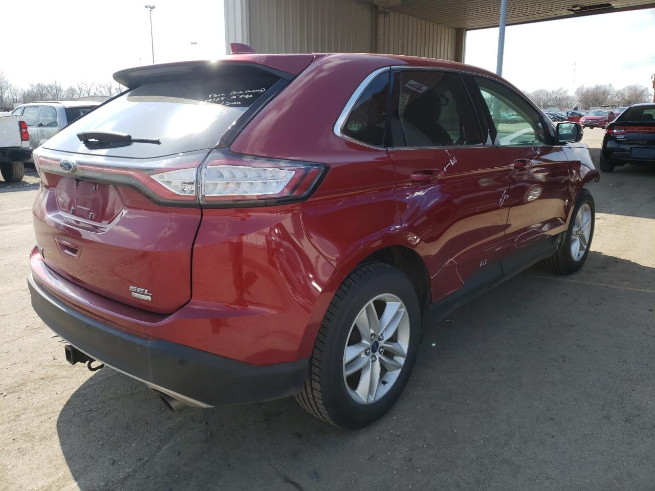 Photo 4 from auction – 2016 FORD EDGE SEL with VIN 2FMPK3J90GBC36160