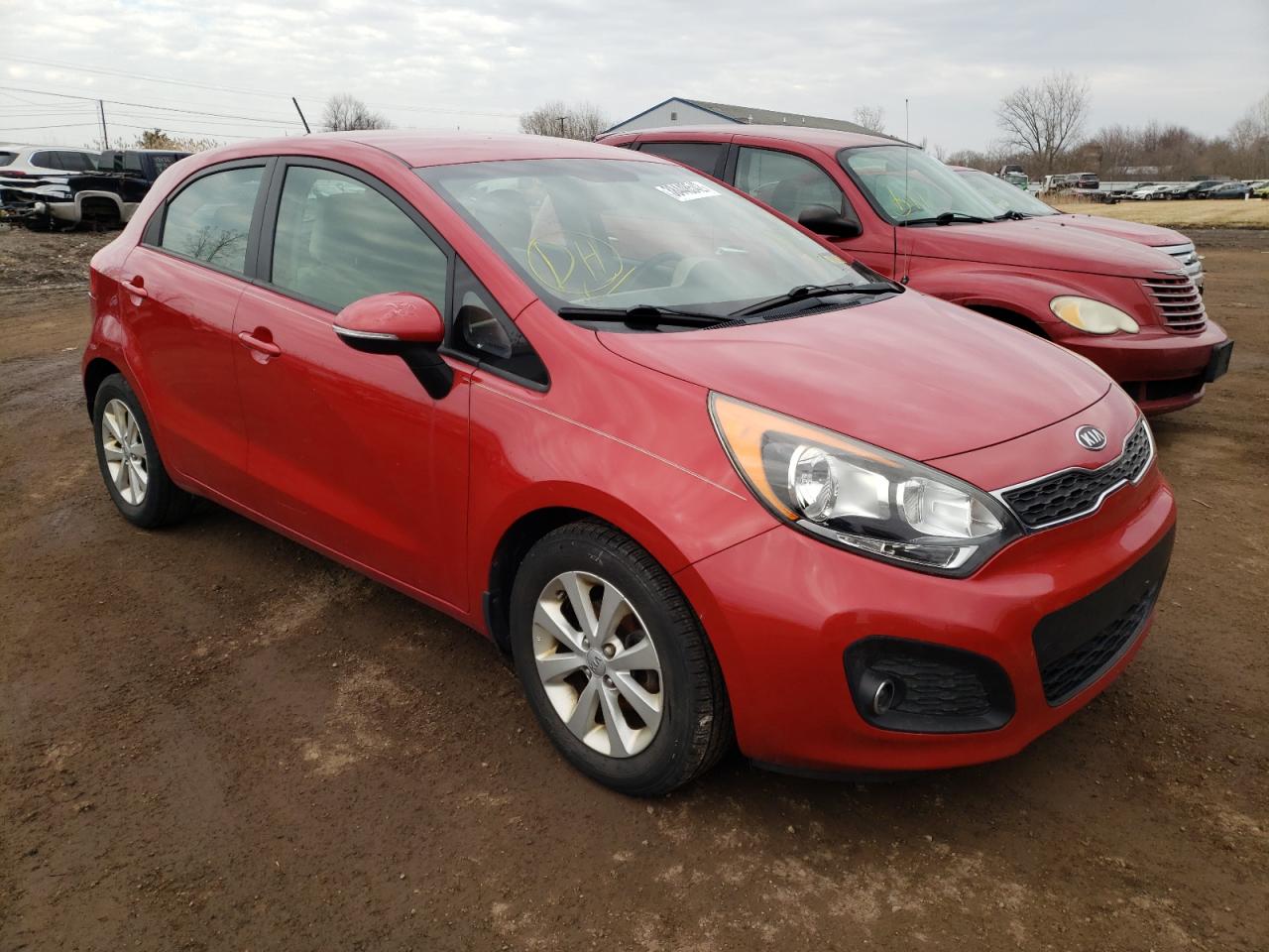 KIA RIO EX 2013 with VIN KNADN5A3XD6112538 - Photo from auction