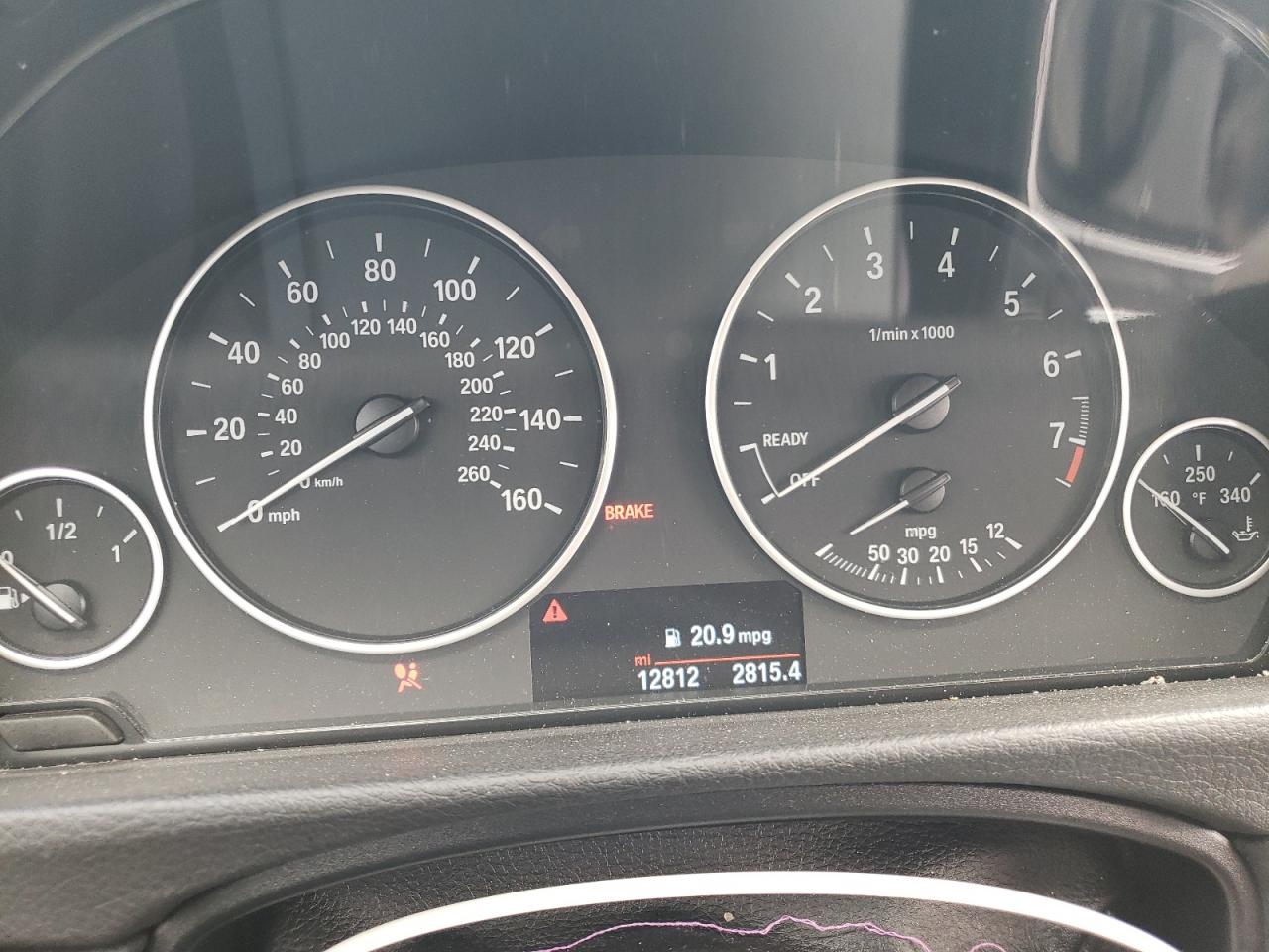 Photo 8 from auction – 2015 BMW 320 I with VIN WBA3B1C50FK140872