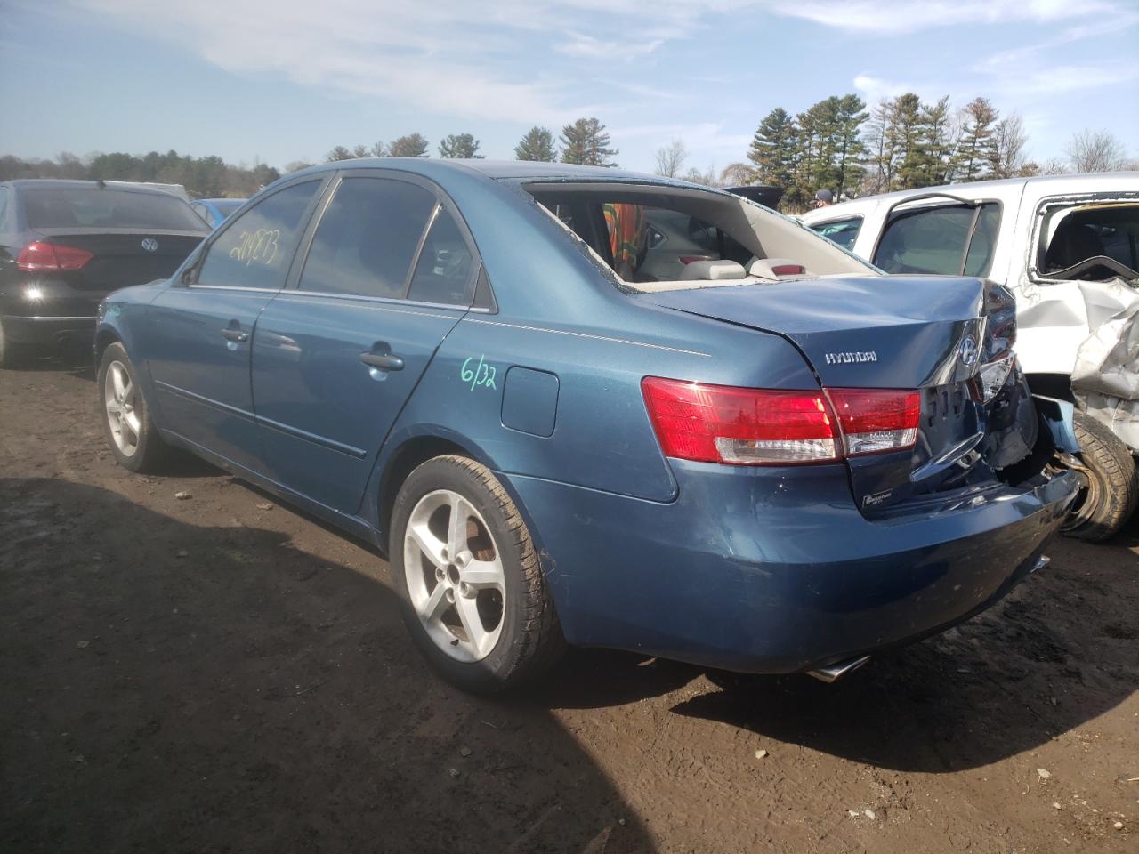 Photo 3 from auction – 2007 HYUNDAI SONATA SE with VIN 5NPEU46F27H183945